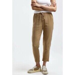 Xirena Jordyn Gauze Straight Leg Ankle Pant Size XS In Fernwood Made in USA